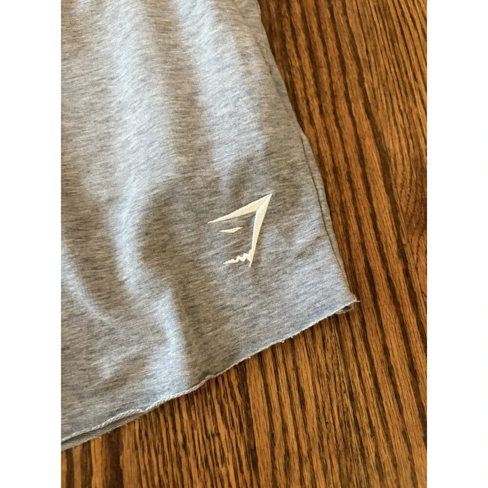 Gymshark Sweat Shorts Men's Size Small Gray Athletic Cut Off Gym Training Lounge